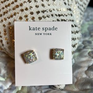 Kate Spade Opal glitter studs